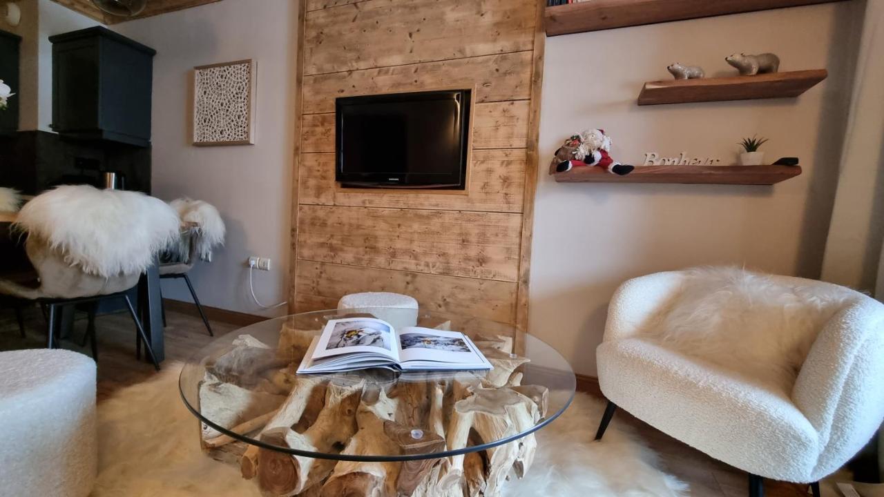 Arc 1950, Appartement Standing Dans Residence 5 Etoiles, Skis Aux Pieds,- 4-6 Pers, Piscine Exterieure & Spa Les Arcs  Buitenkant foto